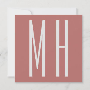 Moderne minimaliserende monogram Professional Plai
