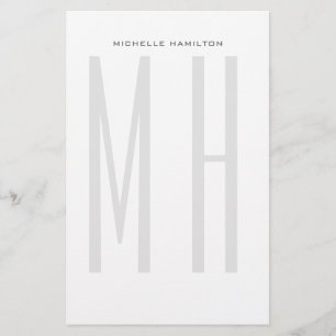 Moderne minimaliserende monogram Professional Plai Briefpapier