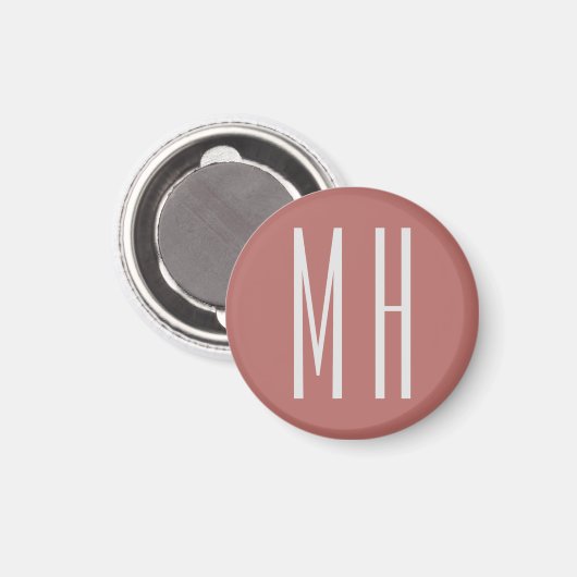 Moderne minimaliserende monogram Professional Plai Magneet (Voorkant / Achterkant)