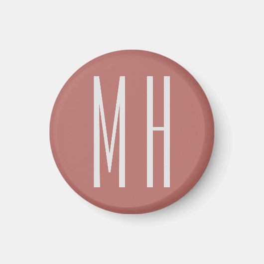 Moderne minimaliserende monogram Professional Plai Magneet (Voorkant)