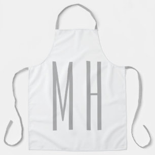 Moderne minimaliserende monogram Professional Plai Schort