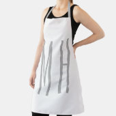 Moderne minimaliserende monogram Professional Plai Schort (Insitu)