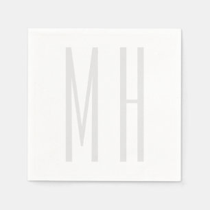 Moderne minimaliserende monogram Professional Plai Servet