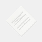 Moderne minimaliserende monogram Professional Plai Servet (Hoek)