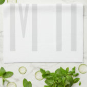 Moderne minimaliserende monogram Professional Plai Theedoek (Gevouwen)