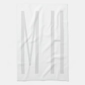 Moderne minimaliserende monogram Professional Plai Theedoek (Verticaal)