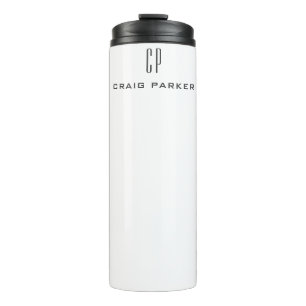 Moderne minimaliserende monogram Professional Plai Thermosbeker