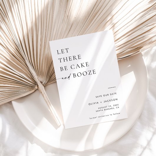 Moderne minimalist Bewaar de datum, Sla de datum o Kaart