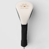 Moderne Minimalist Golfheadcover (Voorkant)