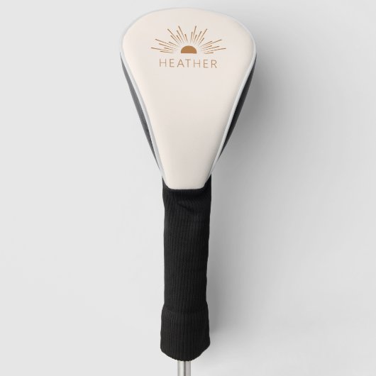 Moderne Minimalist Golfheadcover (Voorkant)