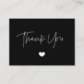 Moderne minimalist Hartelijk dank voor de bijsluit Visitekaartje (Voorkant)