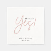 Moderne minimalist: ja, partij servet (Voorkant)