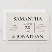 Moderne Minimalist met Foto Elegante Typografie (Voorkant)