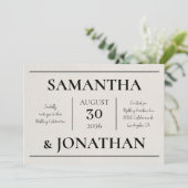 Moderne Minimalist met Foto Elegante Typografie (Staand voorkant)