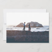 Moderne Minimalist met Foto Elegante Typografie (Achterkant)
