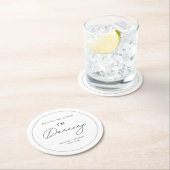 Moderne minimalist neem mijn Drink niet, ik ben da Ronde Kartonnen Onderzetter (Insitu)