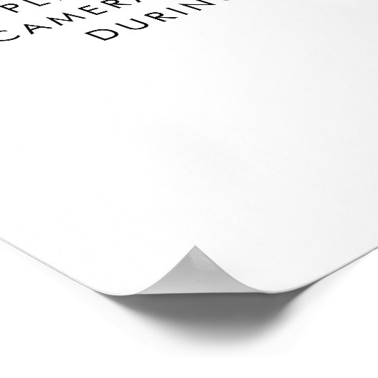 Moderne Minimalist Open zitplaatsen Ontkoppelde ce Poster (Hoek)