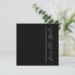 Moderne minimalist slaat de datum op save the date