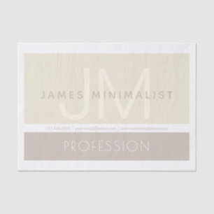 Moderne Minimalist Taupe aardetinten Tissuepapier