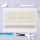 Moderne minimalist | Taupe Earth-tones Tissuepapier (Craft)