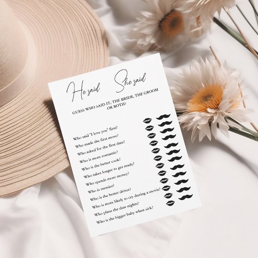 Moderne minimalist, zei hij dat ze een spelkaart z