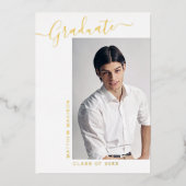 Moderne minimalistische 1 aankondiging van het Fot (Voorkant)