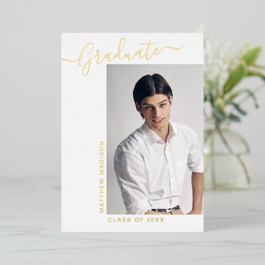 Moderne minimalistische 1 aankondiging van het Fot (Staand Voorkant)