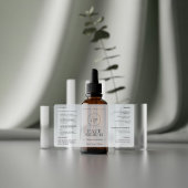 Moderne minimalistische 1 OZ Skincare Bottle Label