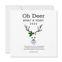 Moderne minimalistische 2022-zakelijke Logo kerst