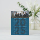 Moderne minimalistische 2023-kalender - Nieuwjaars Feestdagenkaart (Staand voorkant)