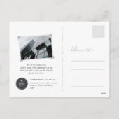 Moderne minimalistische 2023-kalender - Nieuwjaars Feestdagenkaart (Achterkant)