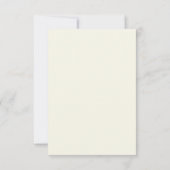 Moderne Minimalistische 20e Verjaardagsfeest Kaart (Achterkant)
