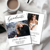 Moderne minimalistische 2 aankondiging van Afstude