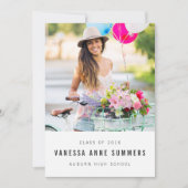 Moderne minimalistische 2 aankondiging van Afstude (Voorkant)