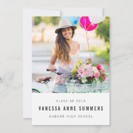 Moderne minimalistische 2 aankondiging van Afstude