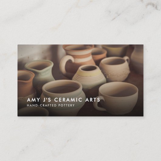 Moderne minimalistische 2 foto's QR-code & socials Visitekaartje (Achterkant)