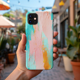 Moderne minimalistische 3D olieverf pastel nr. 105 Case-Mate iPhone Case