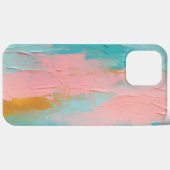 Moderne minimalistische 3D olieverf pastel nr. 105 Case-Mate iPhone Case (Achterkant (horizontaal))