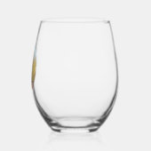 Moderne minimalistische 40 & fantastische cirkelfo wijnglas zonder voet (Links)