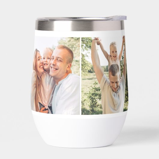 Moderne minimalistische 4 foto op maat (Links)