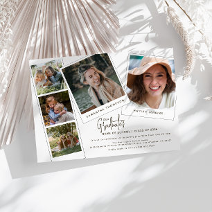 Moderne Minimalistische 5 Foto's Gezamenlijke Afst Kaart