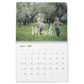Moderne minimalistische aangepaste 2025 familie Ka Kalender (Mar 2027)
