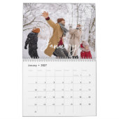 Moderne minimalistische aangepaste 2025 familie Ka Kalender (Jan 2027)