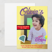 Moderne minimalistische aangepaste foto All Age Ve Kaart (Voorkant / Achterkant)