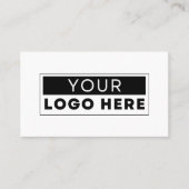 Moderne minimalistische aangepaste Icons voor soci Visitekaartje (Voorkant)