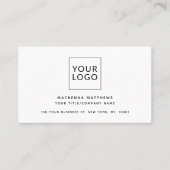 Moderne minimalistische aangepaste Icons voor soci Visitekaartje (Voorkant)