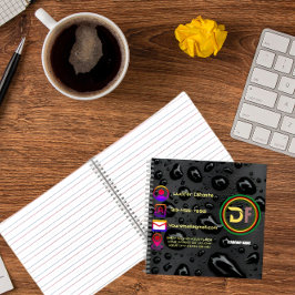 Moderne minimalistische aangepaste Logo stijlvolle Notitieboek