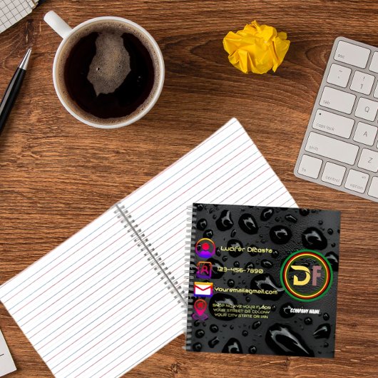 Moderne minimalistische aangepaste Logo stijlvolle Notitieboek