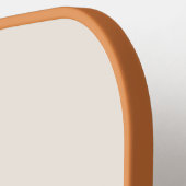 Moderne Minimalistische Aangepaste Trouw Namen Ivo Pickleball Paddle (Links Detail)