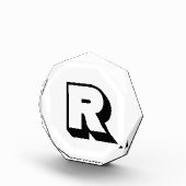 Moderne minimalistische aangepaste typografie Mono Fotoblokken (Rechts)